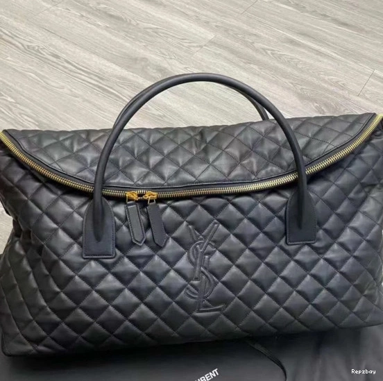 REP LEATHER QUILTED TRAVEL GIANT IN YSL ES BAG 0711